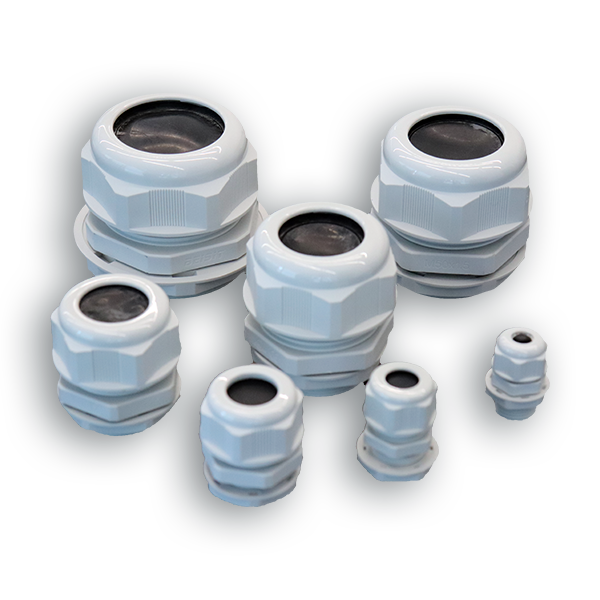 M25 CABLE GLAND WITH LOCKNUT 15mm