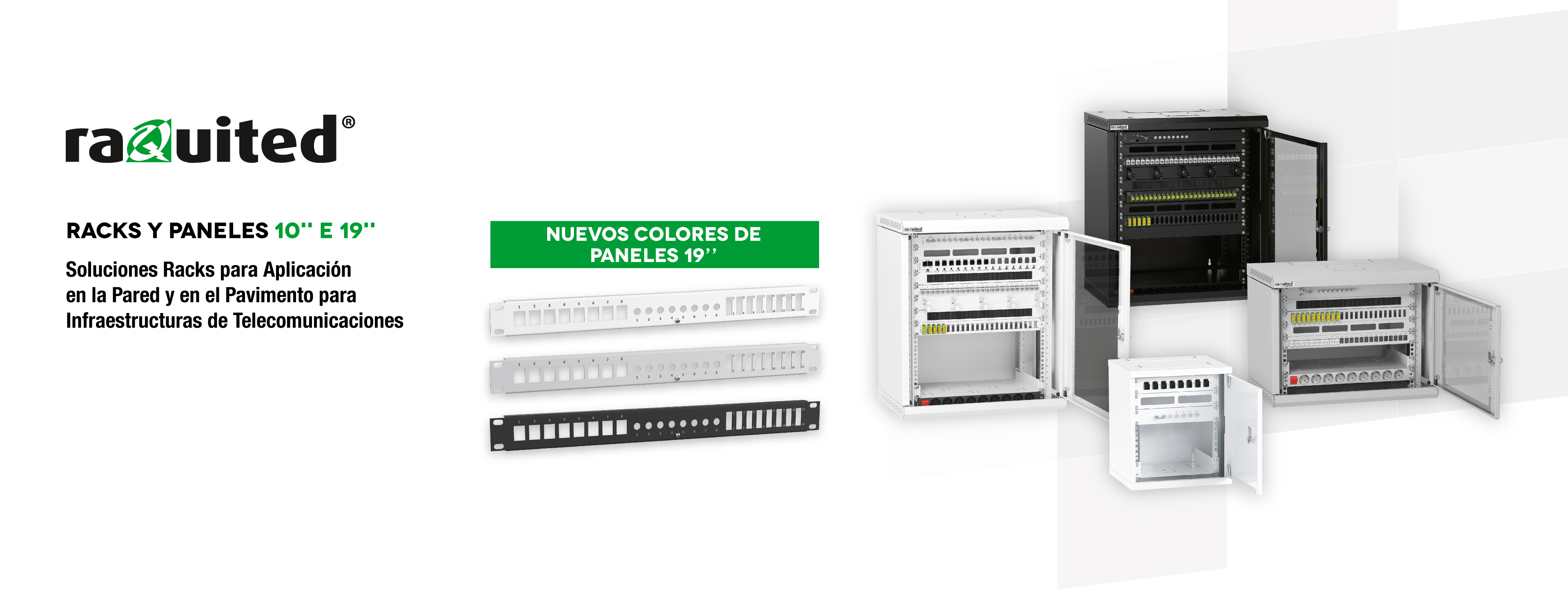 raquited nuevas colores racks